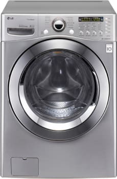 Lg Wm3360hvca 27 Inch Front Load Washer With 3 9 Cu Ft Capacity 12 Wash Cycles Steamfresh Allergiene Cycles 9 Options 1 200 Rpm Spin Speed And Dual Led Display Graphite Steel