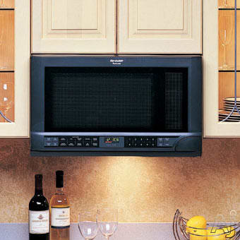 Sharp R1200 1.5 Cu. Ft. Over-the-Counter Microwave Oven with 1,100