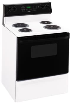 Hotpoint RB757BHWH 30 Inch Freestanding Electric Range with 5.0 Cu