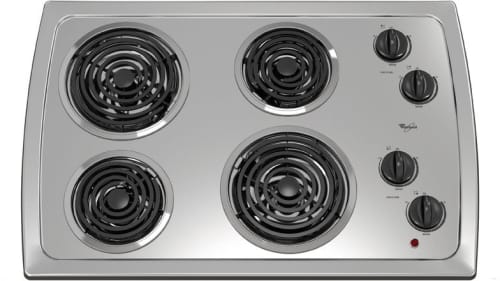 4 burner electric hot sale coil cooktop