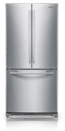 Samsung Rf197acrs 17 8 Cu Ft Counter Depth French Door Refrigerator With 3 Adjustable Glass Shelves Humidity Controlled Crispers Ice Maker Led Lighting And Internal Digital Display Stainless Steel