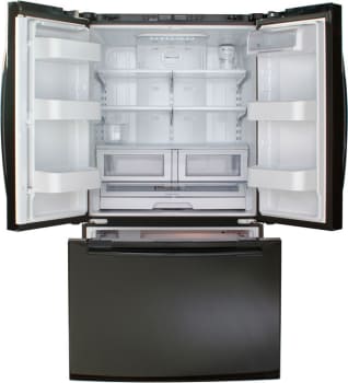 Samsung RF263AEBP 25.8 cu. ft. French-Door Refrigerator with 5 Glass ...