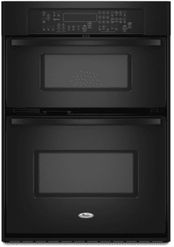 Whirlpool Rmc305pvb 30 Inch Built In Microwave Combination Double Wall Oven With 4 1 Cu Ft Oven Capacity 1 4 Cu Ft Microwave Oven Capacity Delay Bake Preheat Countdown Timer And Accubake Temperature Management System Black