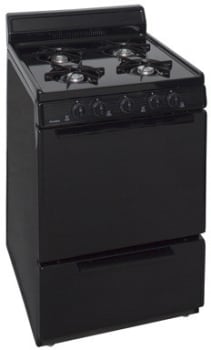 Premier 24 In 2 97 Cu Ft Battery Spark Ignition Gas Range In White Bjk5x0op The Home Depot