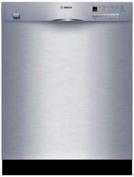 Bosch She45c Full Console Dishwasher With 4 Wash Cycles Standard Mid Racks And Silence Rating Of 53 Dba