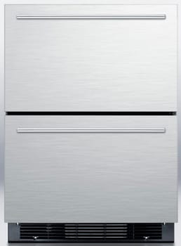 Summit Sprf2d 24 Inch Undercounter 2 Drawer Refrigerator Freezer