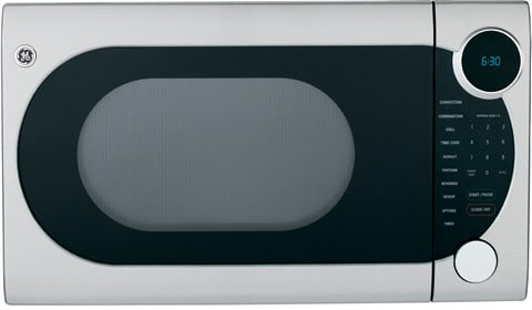 Ge Jes1290sk 1 2 Cu Ft Countertop Microwave With 1000 Cooking Watts Convection Oven Stainless Steel