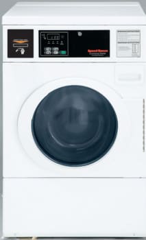 Speed Queen Swft73wn 27 Inch Coin Operated Commercial Front Load Washer With 2 84 Cu Ft Capacity 4 Wash Cycles 1 000 Rpm Spin Speed And Stainless Steel Interior