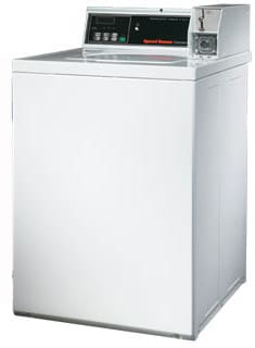 Speed Queen SWT921 26 Inch Coin Operated Washer 2.8 cu. ft. Capacity, 6 Wash Cycles, 710 RPM Spin Speed, Stainless Steel Tub, Commercial Grade Cabinet and Coin Box & Chute