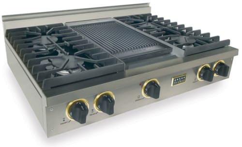FiveStar TPN0377S - Stainless Steel with Brass Trim