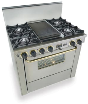 FiveStar TPN3257BSW - Stainless Steel with Brass Trim