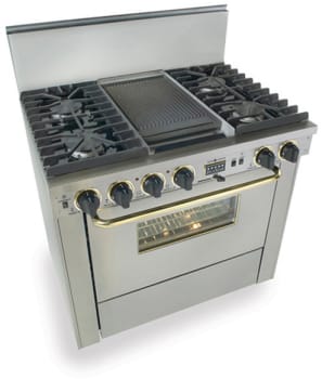 FiveStar TPN3377BSW - Stainless Steel with Brass Trim