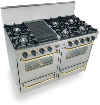 FiveStar TPN5107BSW - Stainless Steel with Brass Trim