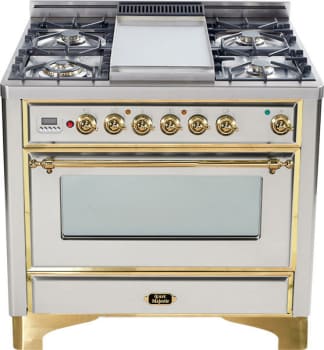Ilve Majestic Collection UM90FMPI - Stainless Steel
