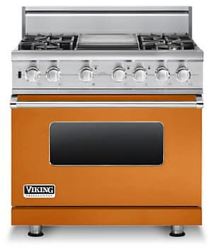 Viking VDSC5364GCN 36 Inch Pro-Style Dual-Fuel Range with 4 VSH