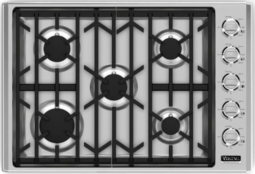 Viking VGC5305BSSLP 30 Inch Gas Cooktop with 5 Sealed Brass ...