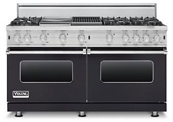 Viking Vgr7486gbk 48 Inch Pro Style Gas Range With 6 Viking Elevation Sealed Burners Varisimmers Proflow Convection Oven Manual Clean Star K Certified Infrared Broiler And Griddle Black Natural Gas