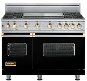 Viking 48” Range with Stainless backsplash 2 oven, 4 burner, grill &  griddle - appliances - by owner - sale - craigslist