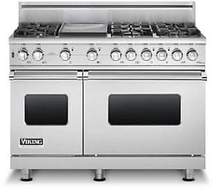 Viking VGSC5486GSS 48 Inch Pro-Style Gas Range with 6 VSH Pro