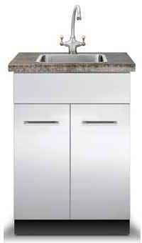 Viking Vsbo2402ss 24 Inch Sink Base Cabinet With 2 Doors Sink Not