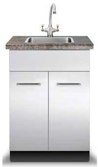 Viking Sink Base Cabinet-Stainless Steel