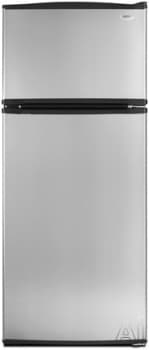 Whirlpool W8RXNGMWS 17.6 cu. ft. Top-Freezer Refrigerator with Factory ...