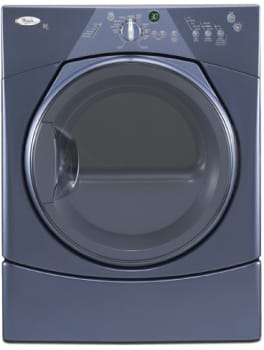 Whirlpool Wed8300se 27 Inch Electric Dryer With 6 7 Cu Ft Capacity 9 Cycles 5 Temperatures Options Accelercare Drying System And Interior Drum Light Ocean Blue