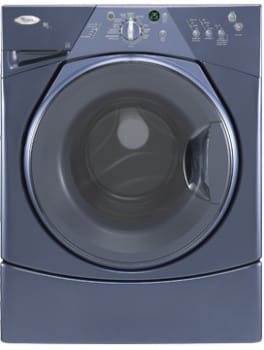 Whirlpool Wfw8400tw 27 Inch Front Load Washer With 3 7 Cu Ft Capacity 10 Wash Cycles 4 Temperature Options Built In Heater 1 100 Rpm Spin Speed And Cee Iii Energy Star Rating White With Grey Accents