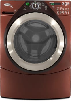 Whirlpool Wfw9500tc 27 Inch Front Load Steam Washer With 4 0 Cu Ft Capacity 10 Wash Cycles 4 Temperature Options Steam Technology 1 000 Rpm Spin Speed And Cee Iii Energy Star Rating Tuscan Chestnut
