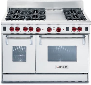 Wolf range 6 cheap burner with griddle
