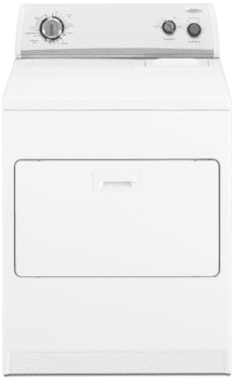 Whirlpool Wed5700vw 29 Inch Electric Dryer With 7 0 Cu Ft Capacity 14 Dry Cycles 5 Temperature Options Accudry Sensor Wrinkle Shield Option Plus Timed Dry Quiet Dry Plus Noise Reduction And Wide Opening