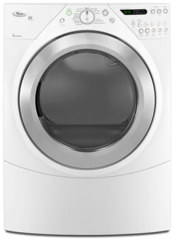 Whirlpool WGD9550WW 27 Inch Gas Steam Dryer with 7.2 cu. ft