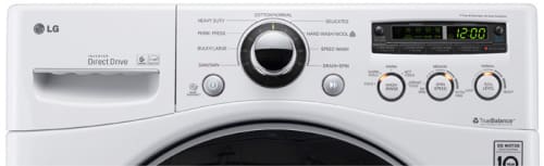 LG WM2350HWC 27 Inch Front-Load Washer with 3.7 cu. ft. Capacity, 9 ...