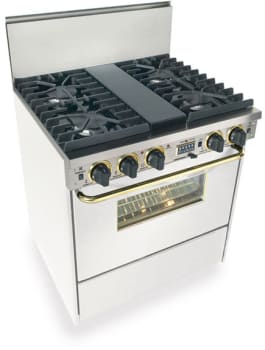 FiveStar WTN287SW - White with Brass Trim