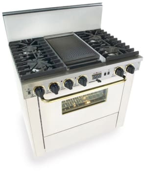 FiveStar WTN3377SW - White with Brass Trim