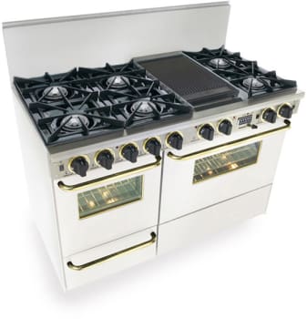 FiveStar WTN5257SW - White with Brass Trim