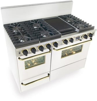 FiveStar WPN5377SW - White with Brass Trim