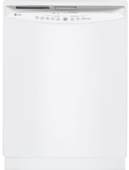 GE PDW8600NWW Full Console Dishwasher with 5 Wash Cycles 5 Wash