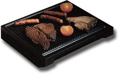 Ilve A00604 - Small Ribbed Cast Iron Steak Grill Pan