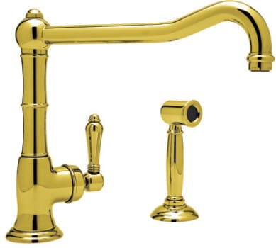 Rohl Country Kitchen Collection A365011LPWSIB2 - Inca Brass (shown with metal handle)
