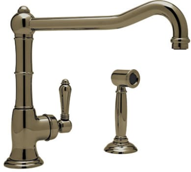 Rohl Country Kitchen Collection A365011LPWSTCB2 - Tuscan Brass (shown with metal handle)