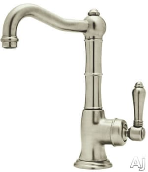 Rohl Country Kitchen Collection A365065LPSTN2 - Satin Nickel (shown with metal handle option)