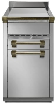 Steel Cucine Ascot Series A4CPSSB - 18 Inch Cabinet with 3 Drawers