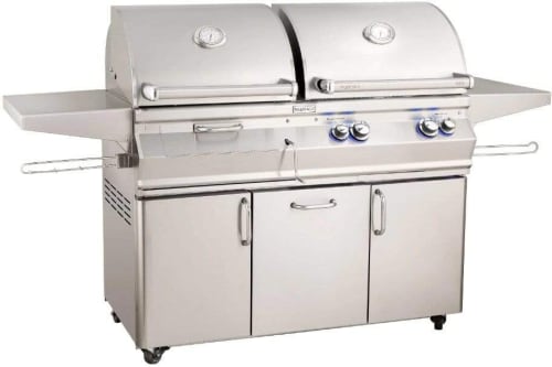 Fire Magic Aurora Collection A830S7LAP61CB - 46-inch Portable Gas and Charcoal Combo Grill