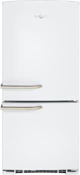 GE Artistry Series ABE20EGHWS - 30" White Bottom Freezer Refrigerator with 20.3 cu. ft. Capacity