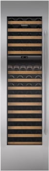 Sub-Zero 7025384 - Stainless Steel Wine Storage Door Panel with Tubular Handle and 4" Toe Kick - Right Hinge
