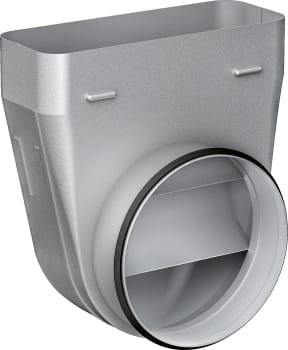 Gaggenau AD854032 - Flat Duct Adapter Round 90°, DN 150 Flat / Round, Metal