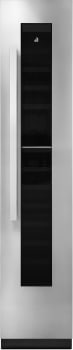 JennAir JBWFNR18RX - 18 Inch Panel Ready Dual Zone Column Wine Cooler in Front View
