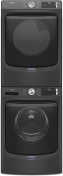 Maytag MAWADRGBK66302 - Stacked Washer with Paired Dryer in Black