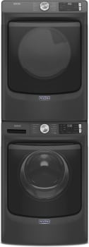 Maytag MAWADREBK56302 - Stacked Washer and Dryer in Black